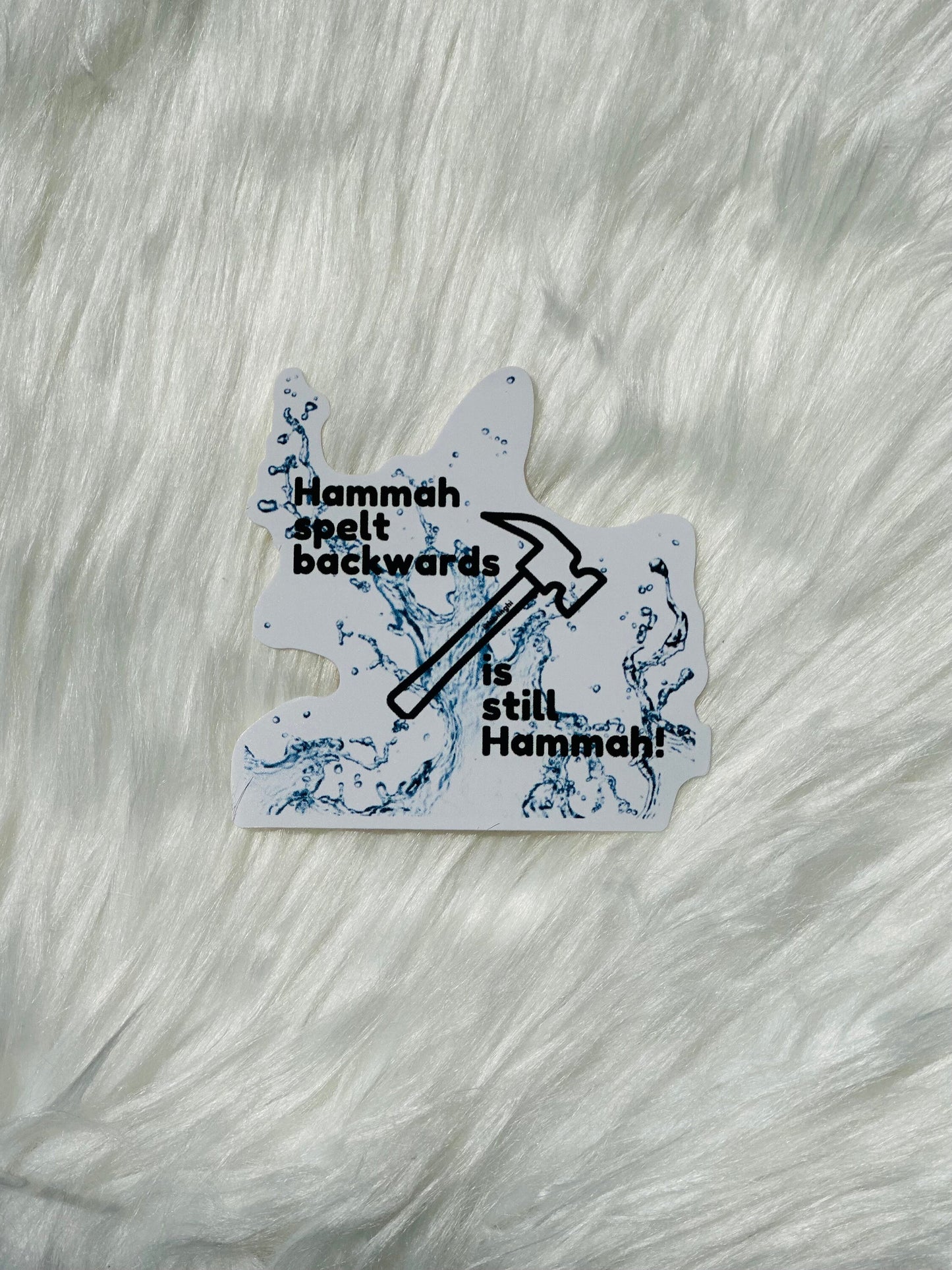 Hammah die cut vinyl sticker, Hawaii stickers