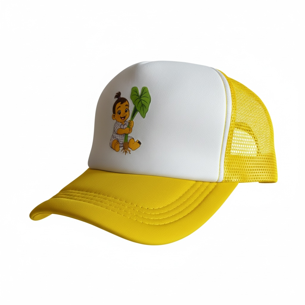 Kini Baby Trucker Hat (yellow)