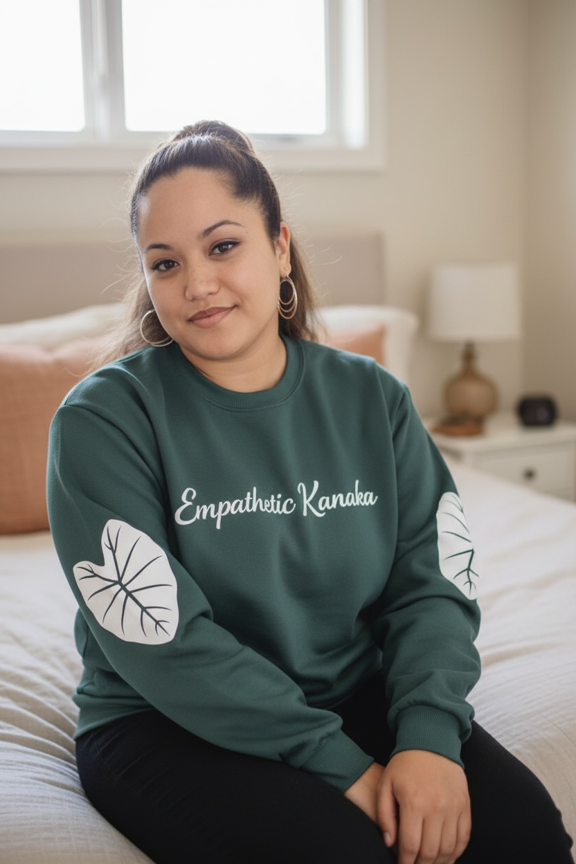 Empathetic Kanaka Sweater (green)