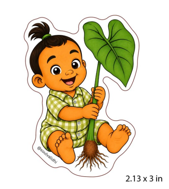 Kini Baby Vinyl Sticker Palaka Baby with Kalo