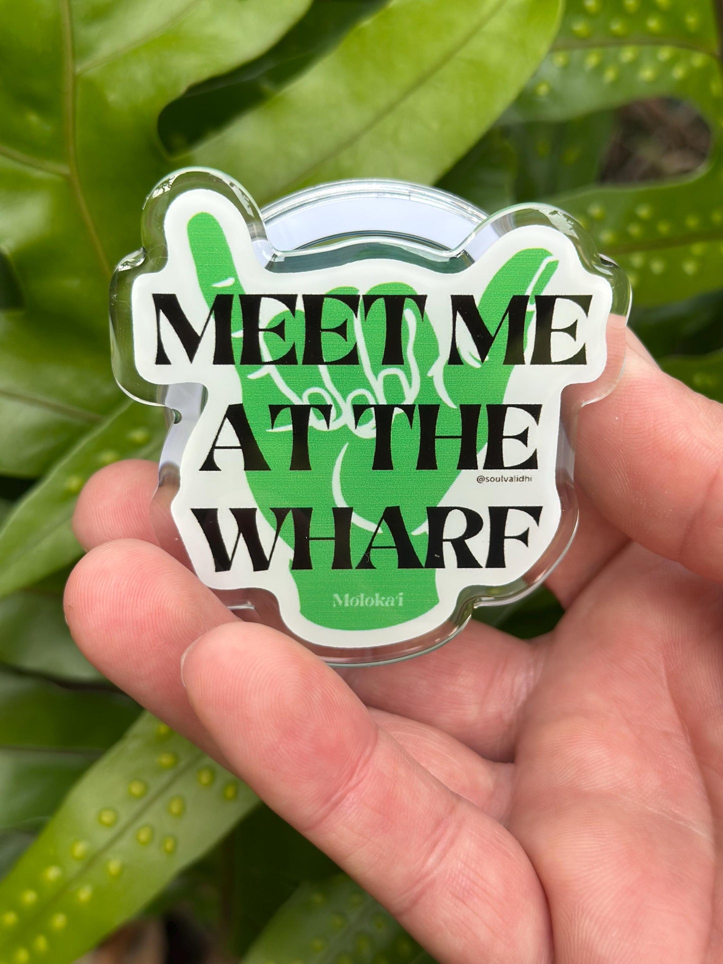 Meet Me At The Wharf cell phone grip