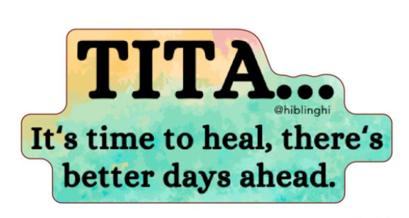 Tita die cut vinyl sticker, Hawaii stickers