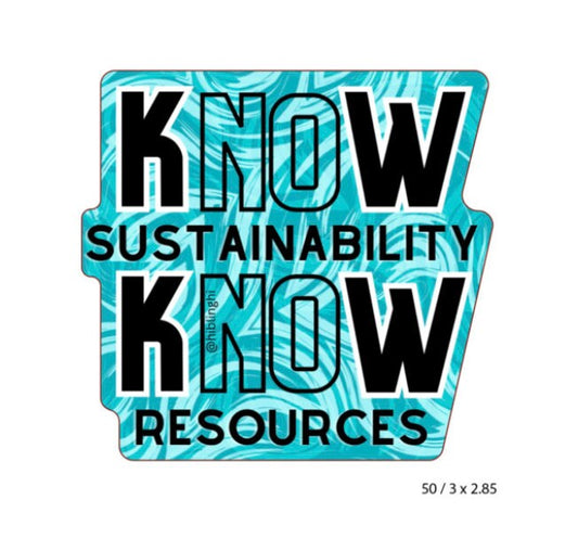 Sustainability Resources Vinyl Stickers