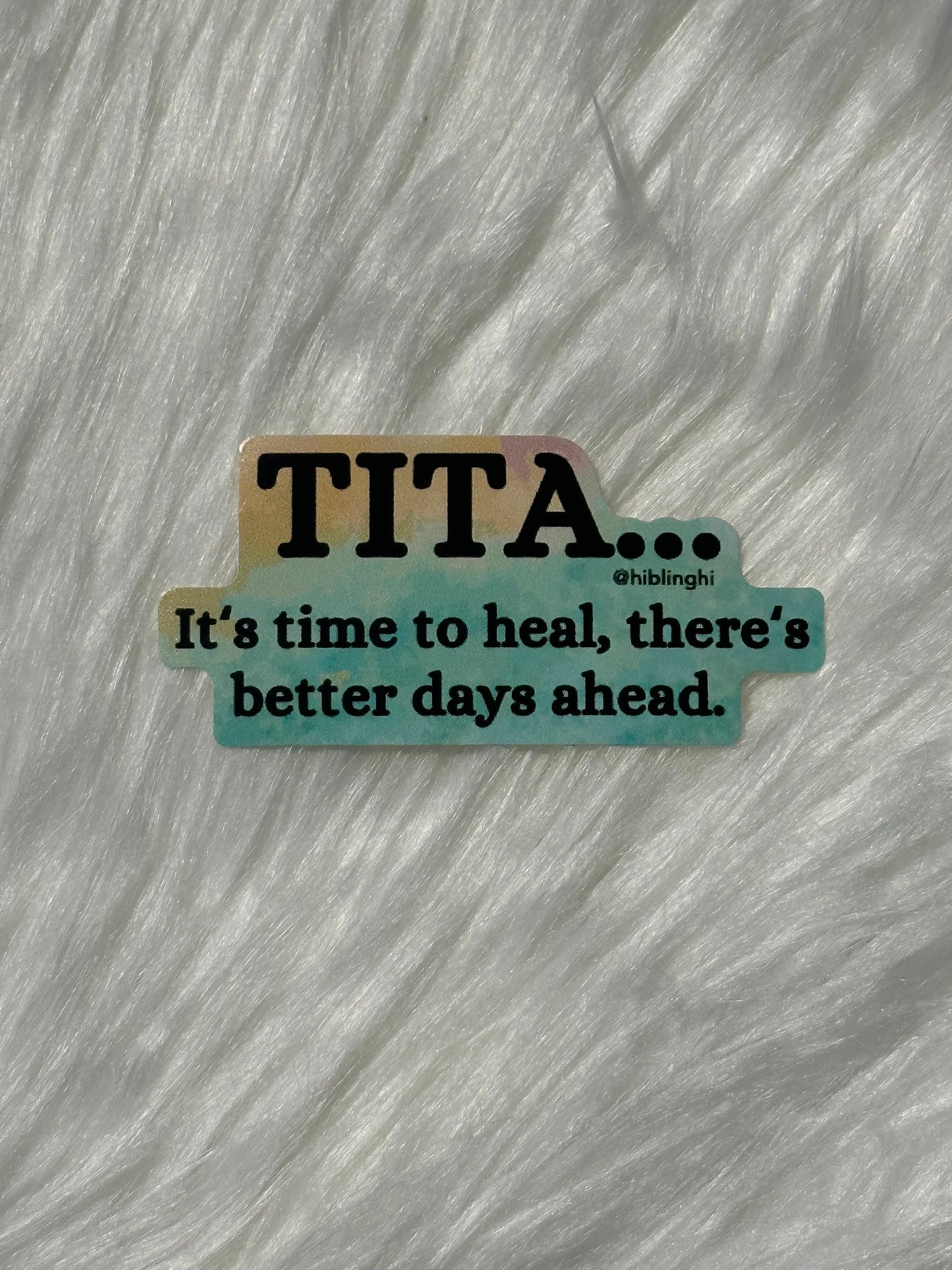 Tita die cut vinyl sticker, Hawaii stickers