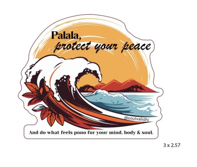 Palala Protect Your Peace Vinyl Sticker
