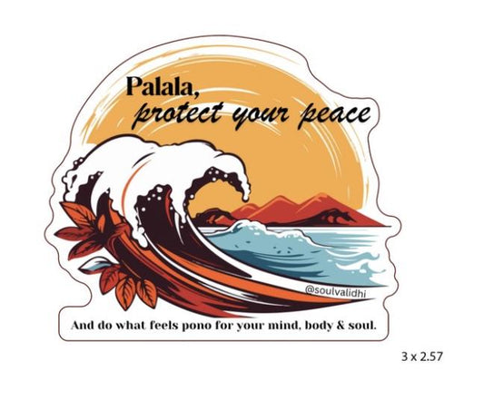 Palala Protect Your Peace Vinyl Sticker