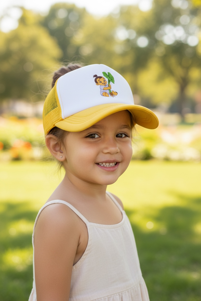 Kini Baby Trucker Hat (yellow)