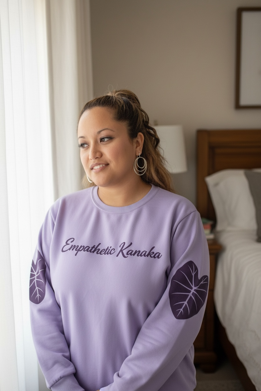 Empathetic Kanaka Sweater (purple)