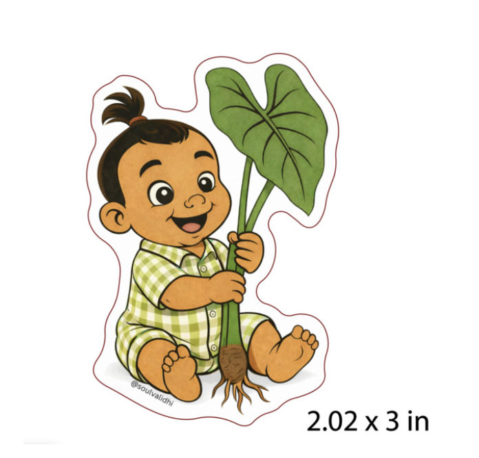 Kini Baby Vinyl Sticker Palaka Baby with Kalo