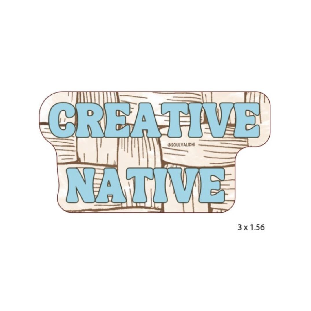 Creative Native die cut vinyl sticker, Hawaii stickers