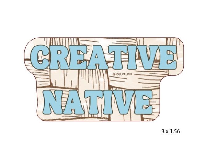 Creative Native die cut vinyl sticker, Hawaii stickers
