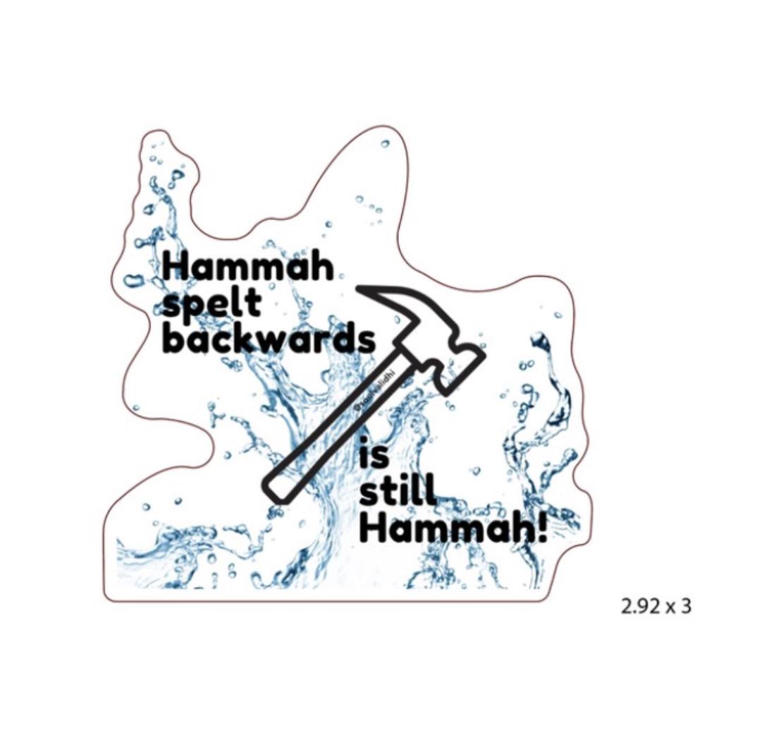 Hammah die cut vinyl sticker, Hawaii stickers