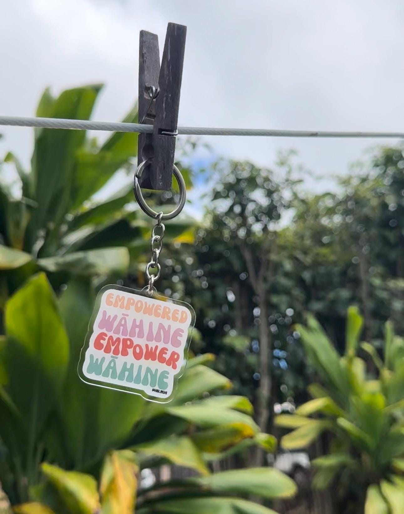 Empowored wahine Empower wahine keychain